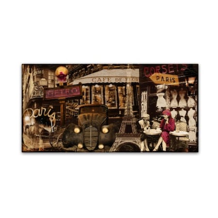 Color Bakery 'Streets Of Paris I' Canvas Art,24x47